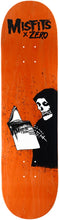 Load image into Gallery viewer, Zero Skateboards Misfits Ghost Stories Assorted Stains Skateboard Deck - 8.25" x 31.9"