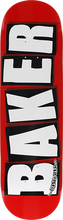 Load image into Gallery viewer, Baker Brand Logo Red/White Mini Deck 7.3 x 29.5