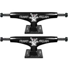 Load image into Gallery viewer, Thunder Trucks Franky Villani 148mm To Pieces Black / Black Skateboard Trucks - 5.5&quot; Hanger 8.25&quot; Axle (Set of 2)