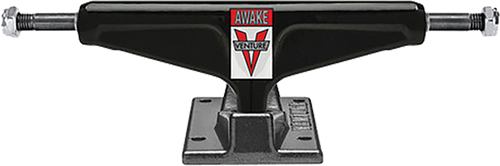 Venture Skateboard Trucks Team Awake Black/Black Chrome 5.2 High ( Pair )
