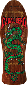 Powell Peralta Steve Caballero Chinese Dragon Reissue 10X30 Deck Brown Stain