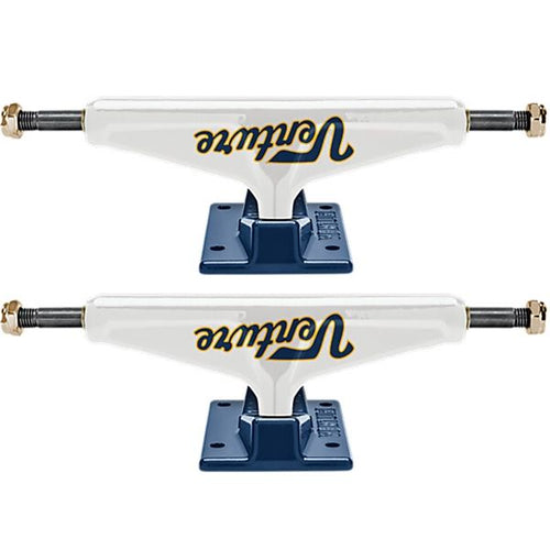 Venture Trucks V-Hollow Light Collegiate High White / Navy Skateboard Trucks - 5.6
