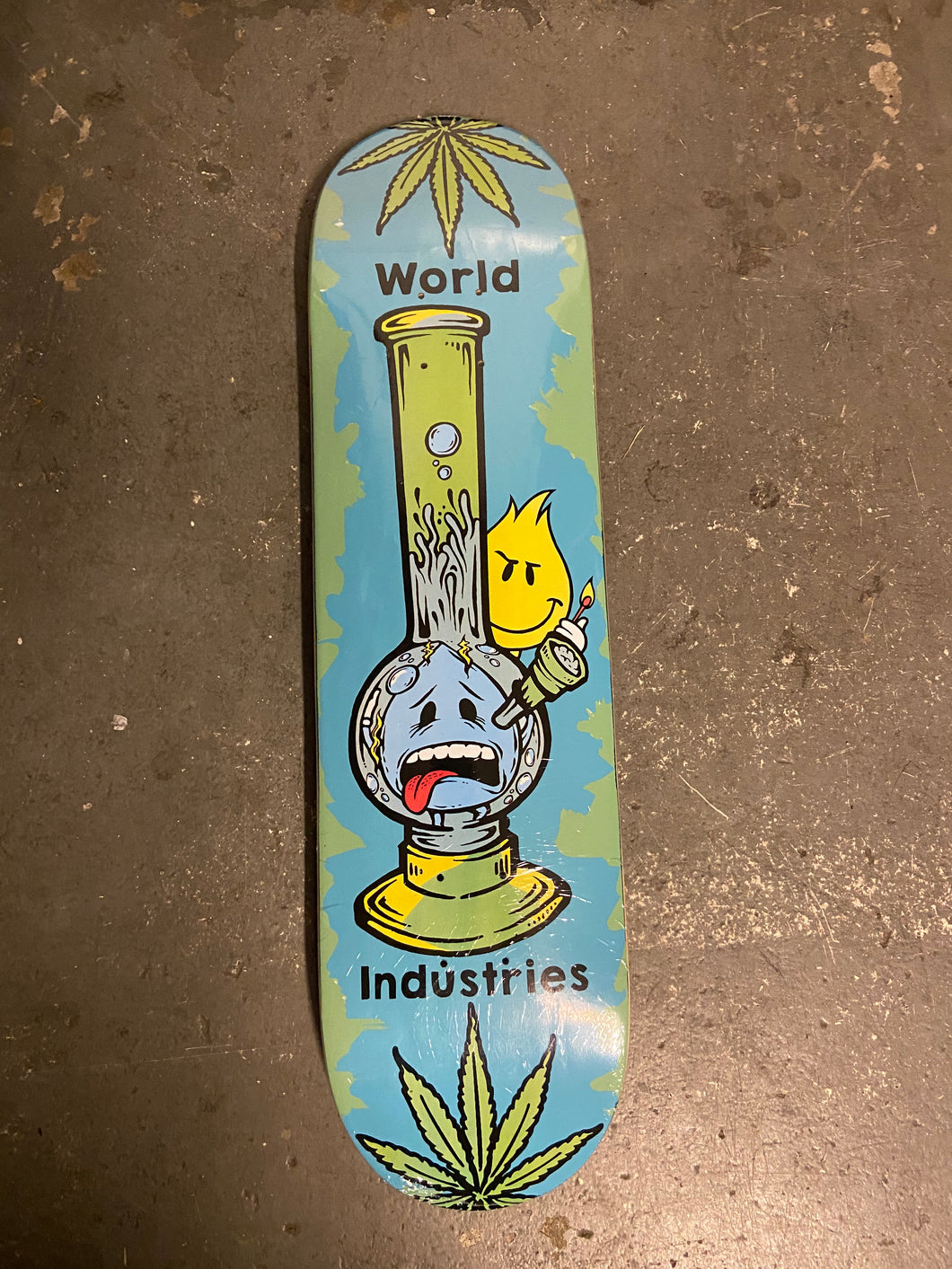 World Industries Skateboard Deck Bong 8.25