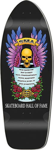 Santa Monica Airlines Skateboarding Hall Of Fame Deck 11x31.5 Black Dip LTD
