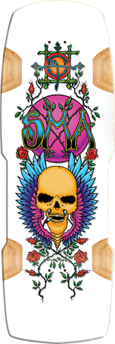 Santa Monica SMA Limited Edition Wes Humpston Flying Skull Deck 11x33 White Dip