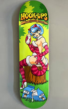 Load image into Gallery viewer, Hook Ups Skateboards Deck Cheshire Cat Girl in Wonderland 8.5