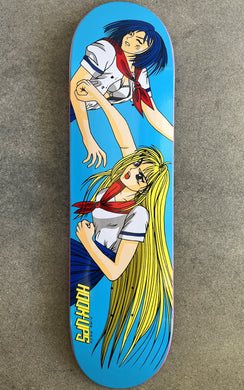 Hook Ups Skateboards School Girl Battle Skateboard Deck - 8.25