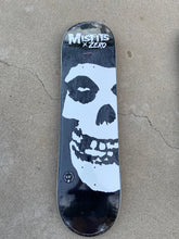 Load image into Gallery viewer, Zero Skateboards X Misfits Big Fiend Deck 8.0&quot; x 31.6&quot; Black/White Misfits Collab