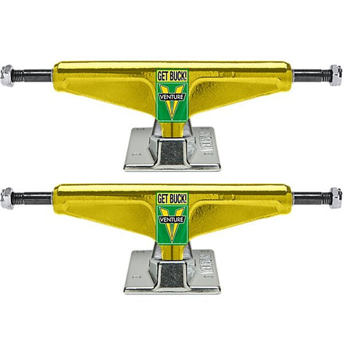 Venture Trucks Shake Junt V-Hollow Anodized Yellow / Polished Skateboard Trucks - 5.6