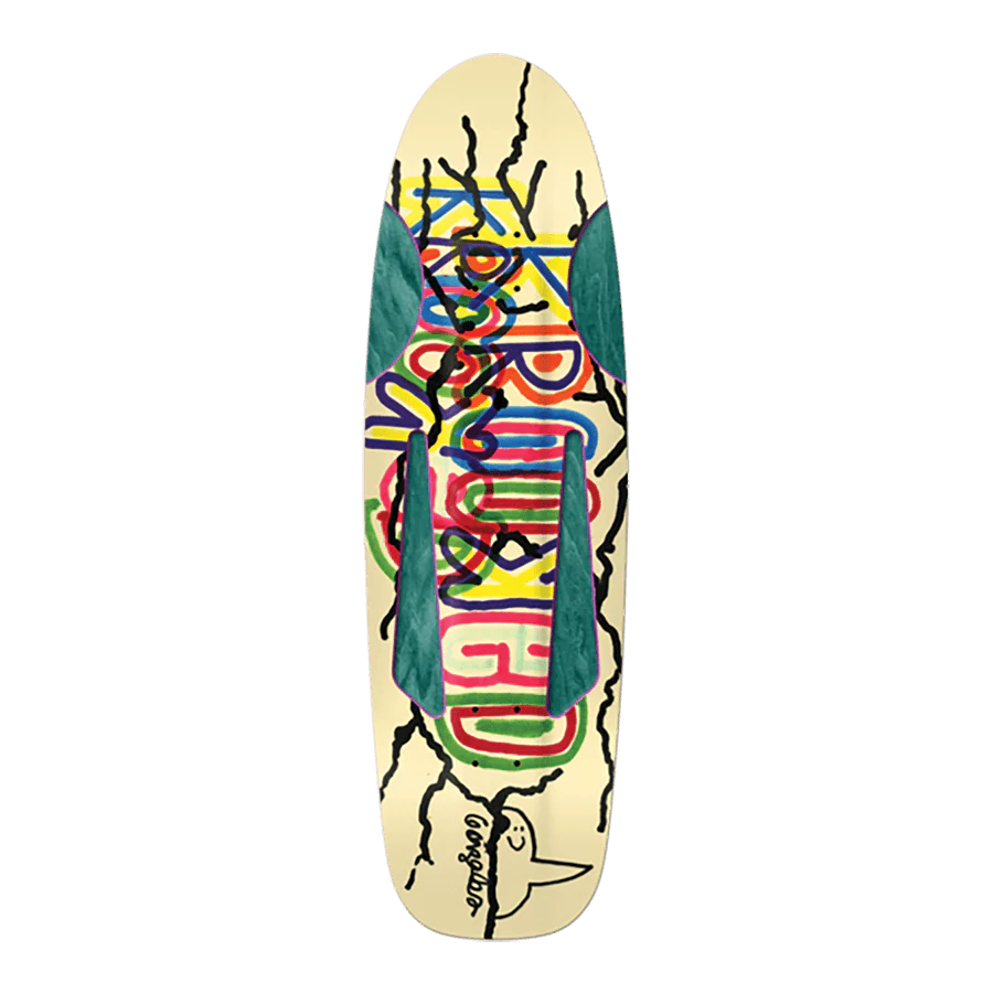 スケートボード　KAWS ×Mark Gonzales KROOKED KAWS MARK GONZALES スケートボード デッキ（Kaws X