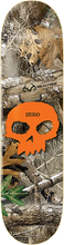 Load image into Gallery viewer, Zero Skateboard Deck Real Tree Single Skull Orange 8.25&quot; x 31.9&quot;