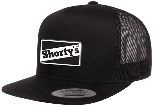 Shorty's OG Logo Snapback Hat Black White