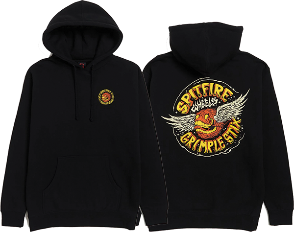 Spitfire x Grimple Stix Flying Grimple Hoodie Black