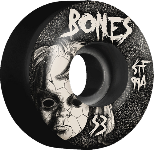 Bones Wheels STF V1 99a Dollhouse 53mm Black
