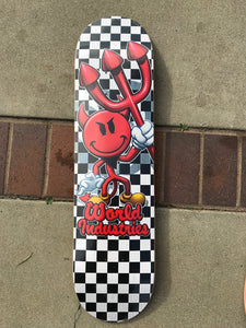 World Industries Checkered Devilman 8.1" Skateboard Deck