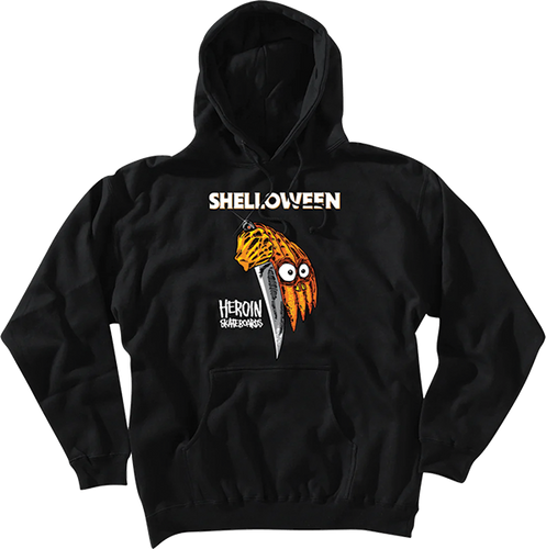 HEROIN SHELLOWEEN Hoodie /Sweater Black