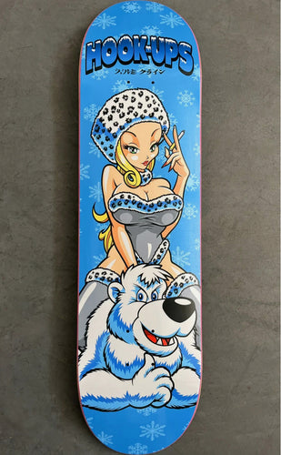 Hook Ups Skateboards Skateboard Deck Polar Girl - 8.25 X 32.25