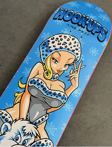Hook Ups Skateboards Skateboard Deck Polar Girl - 8.25 X 32.25