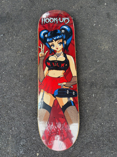 Hook Ups Skateboards Deck Raven 8.25