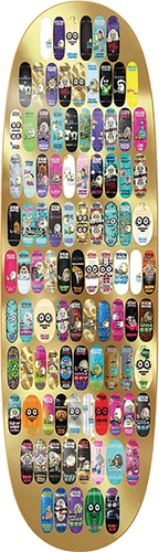 HEROIN SKATEBOARDS 100TH EGG 9.125 X 32 DECK