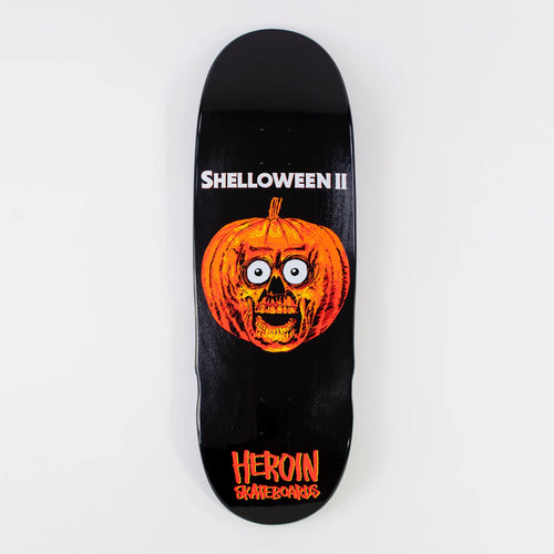 Heroin Skateboards SHELLOWEEN 2 EGG DECK-10.1X32 BLK DIPPED
