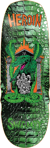 Heroin Skateboards Swampy Knock Off Deck 10.6 x 32.1