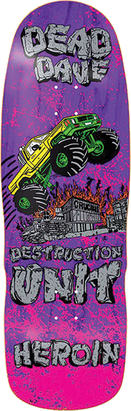 Heroin Dead Dave Knock Off Deck 10.1 x 32