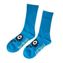 Load image into Gallery viewer, Heroin Skateboards Big Egg Socks Cyan OSFA