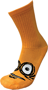 Heroin Skateboards Big Egg Socks Neon Orange