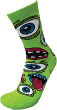 Load image into Gallery viewer, Heroin Skateboards - Mutant Socks - Green OSFA