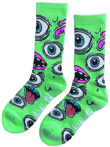 Heroin Skateboards - Mutant Socks - Green OSFA