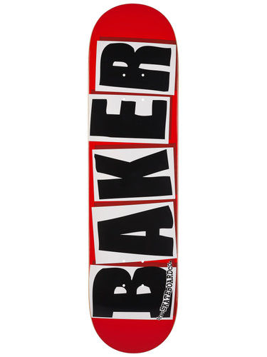 Baker Brand Logo Red/Black Deck 7.875 x 31.75