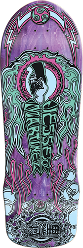 SANTA MONICA AIRLINES Jesse Martinez Hand Shake Deck Purple Stain 10x30