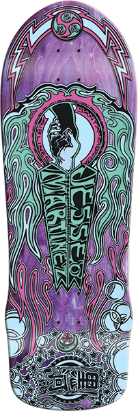 SANTA MONICA AIRLINES Jesse Martinez Hand Shake Deck Purple Stain 10x30