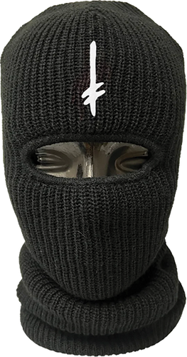 Deathwish Skateboards Gang Logo Black Ski Mask - One size fits most