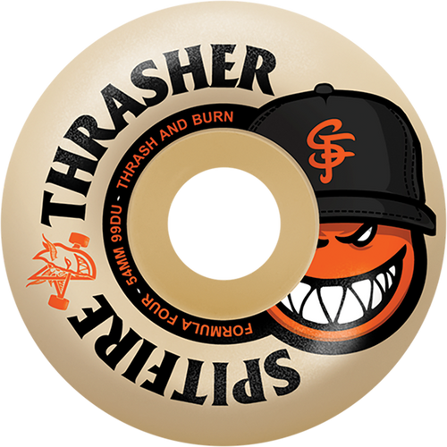 Spitfire x Thrasher F4 The City Radial Full 99a Wheels 54mm Natural