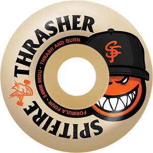 Spitfire x Thrasher F4 The City Radial Full 99a Wheels 54mm Natural