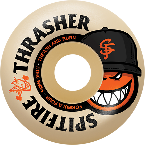 Spitfire x Thrasher F4 The City Radial Full 99a Wheels 54mm Natural