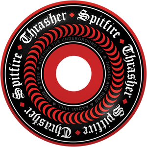 Spitfire x Thrasher F4 Oath Radial Full 99a Wheels 58mm Red/Black