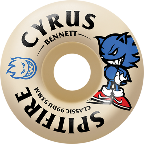 Spitfire F4 Cyrus Burn Squad Classic 99a Wheels 53mm Natural