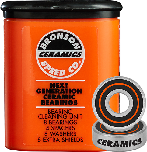 Bronson Speed Co 8mm Ceramic Skateboard Bearings