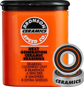 Bronson Speed Co 8mm Ceramic Skateboard Bearings