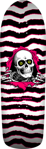 Powell Peralta Old School Ripper 15 White Pink Skateboard Deck 10x31.75