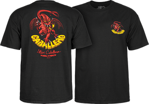 Powell Peralta Steve Caballero Dragon II Black Men's Short Sleeve T-Shirt