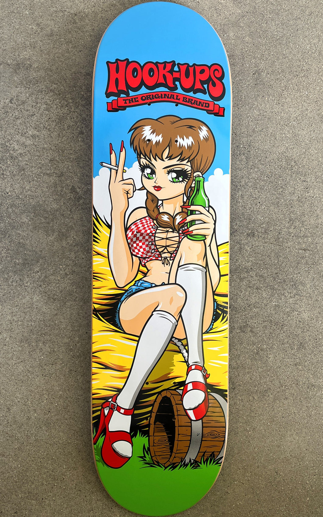 Hook Ups Skateboards Deck Mary Jane - 8.25 X 32.25