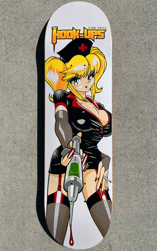 Hook Ups Skateboards Deck Nurse Natsuki - 8.5 X 32.25