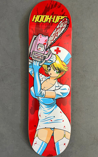 Hook Ups Skateboards Deck Chainsaw Nikki 8.5 X 32.25