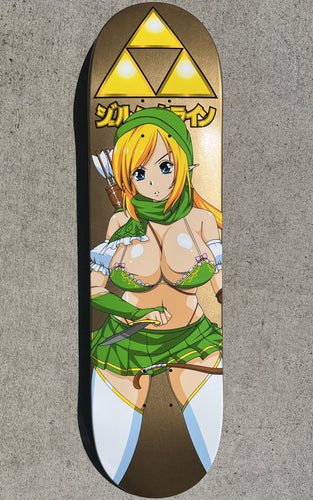 Hook Ups Skateboards GOLD SPECIAL EDITION Female Link 8.25 X 31.75