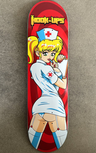 Hook Ups Skateboards Nurse Angel Deck 8.25 X 32.25