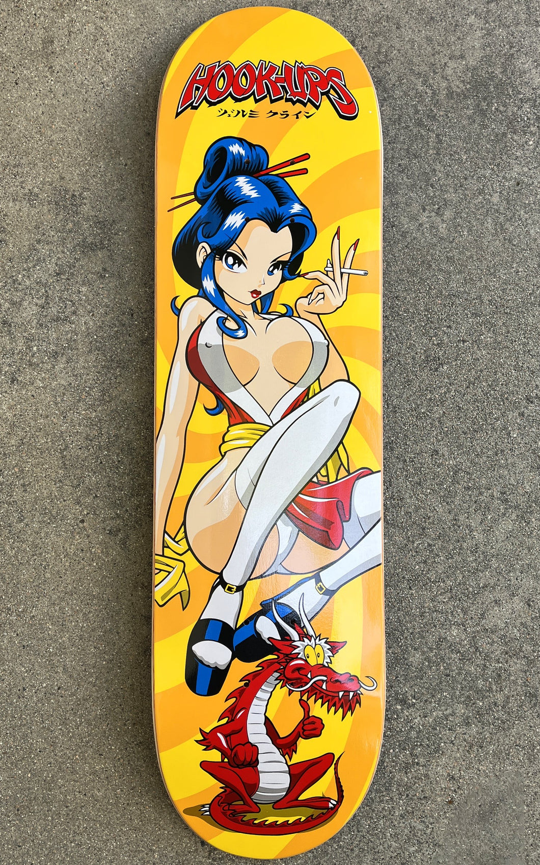 Hook Ups Skateboards Deck Geisha 2 - 8.25 X 32.5